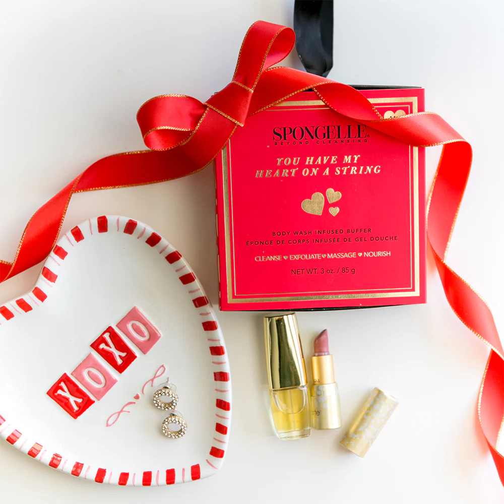 You Have My Heart on a String: Boxed Heart Shaped Sponge - Image 2