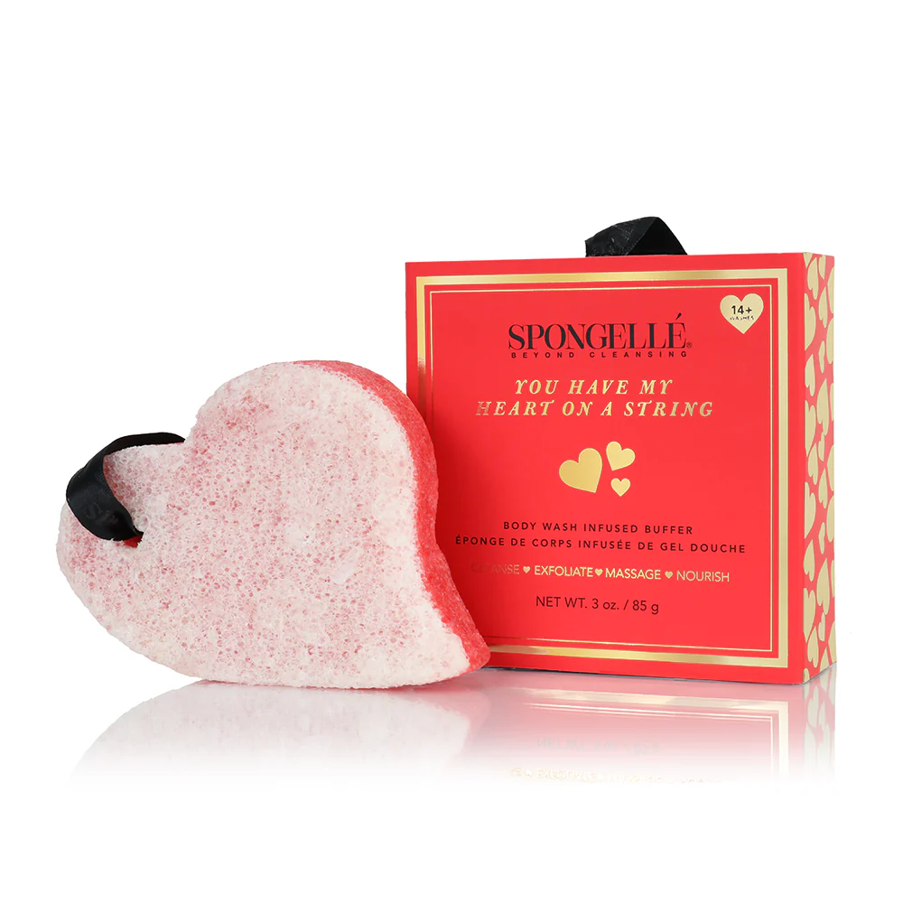 You Have My Heart on a String: Boxed Heart Shaped Sponge - Image 5