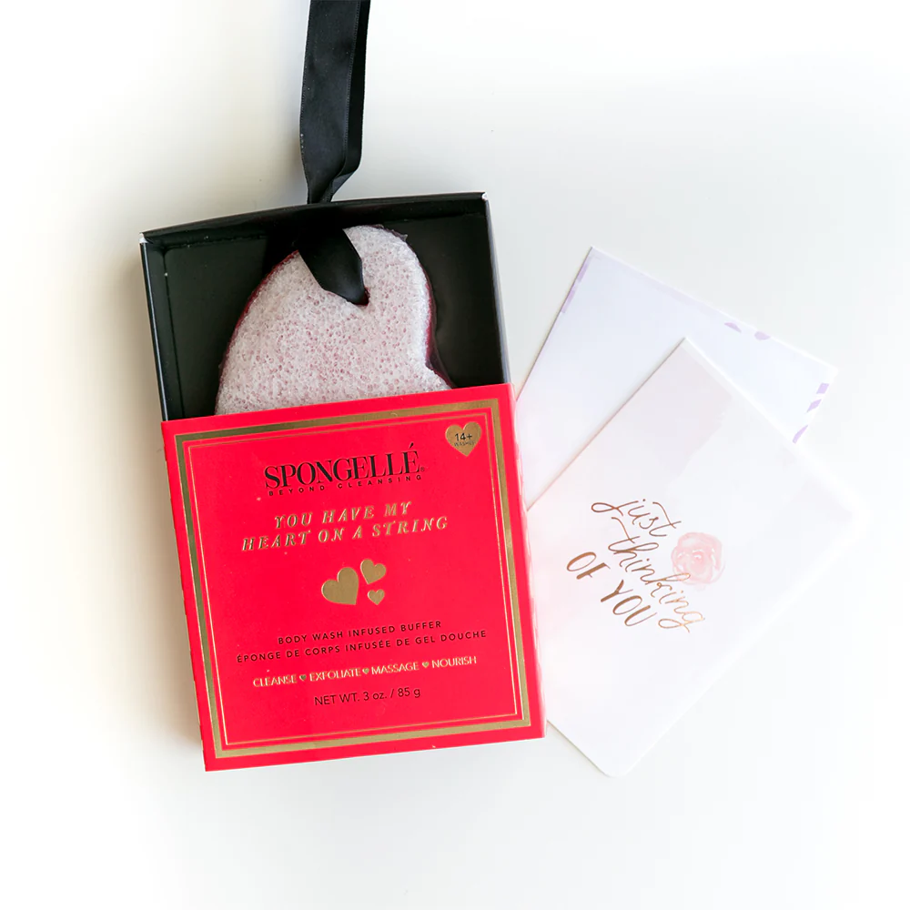 You Have My Heart on a String: Boxed Heart Shaped Sponge - Image 7