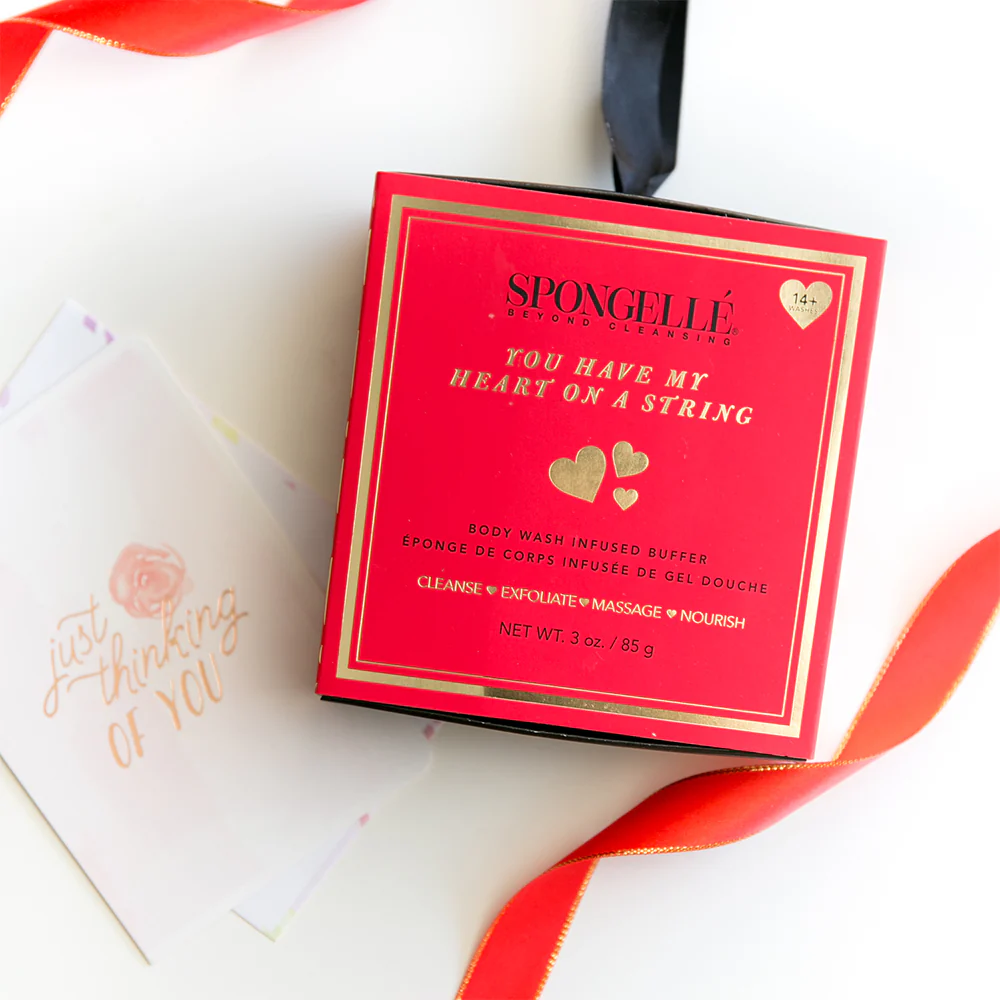 You Have My Heart on a String: Boxed Heart Shaped Sponge - Image 8
