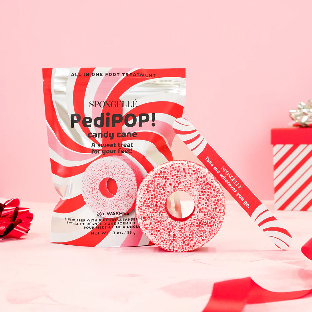 Candy Cane | Holiday PediPOP! Pedi Buffer & Nail File - Image 2