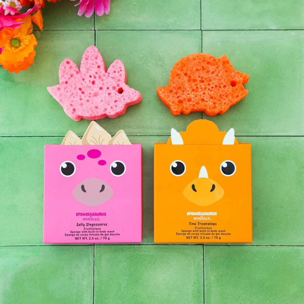 Sally Stegosaurus & Tina Triceratops Dinosaur Set - Image 2
